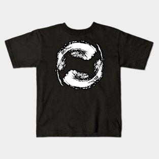 Circular Wave Artwork Design Kids T-Shirt